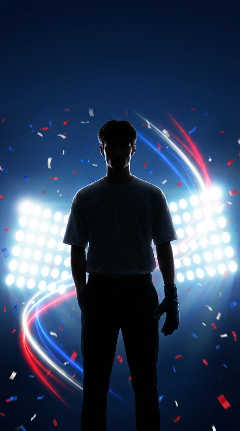 Goalkeeper story cover AI prompt