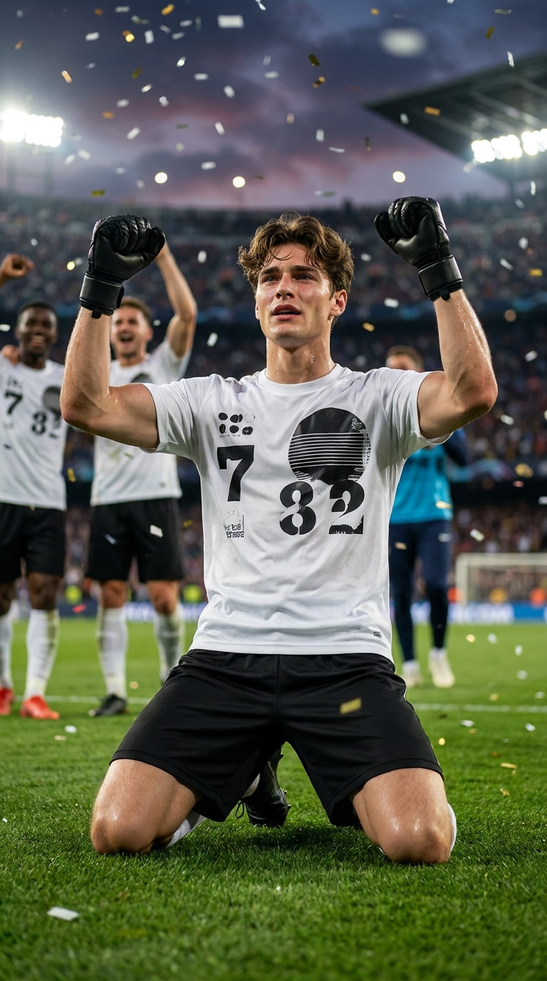 Clean sheet goalkeeper celebration prompt
