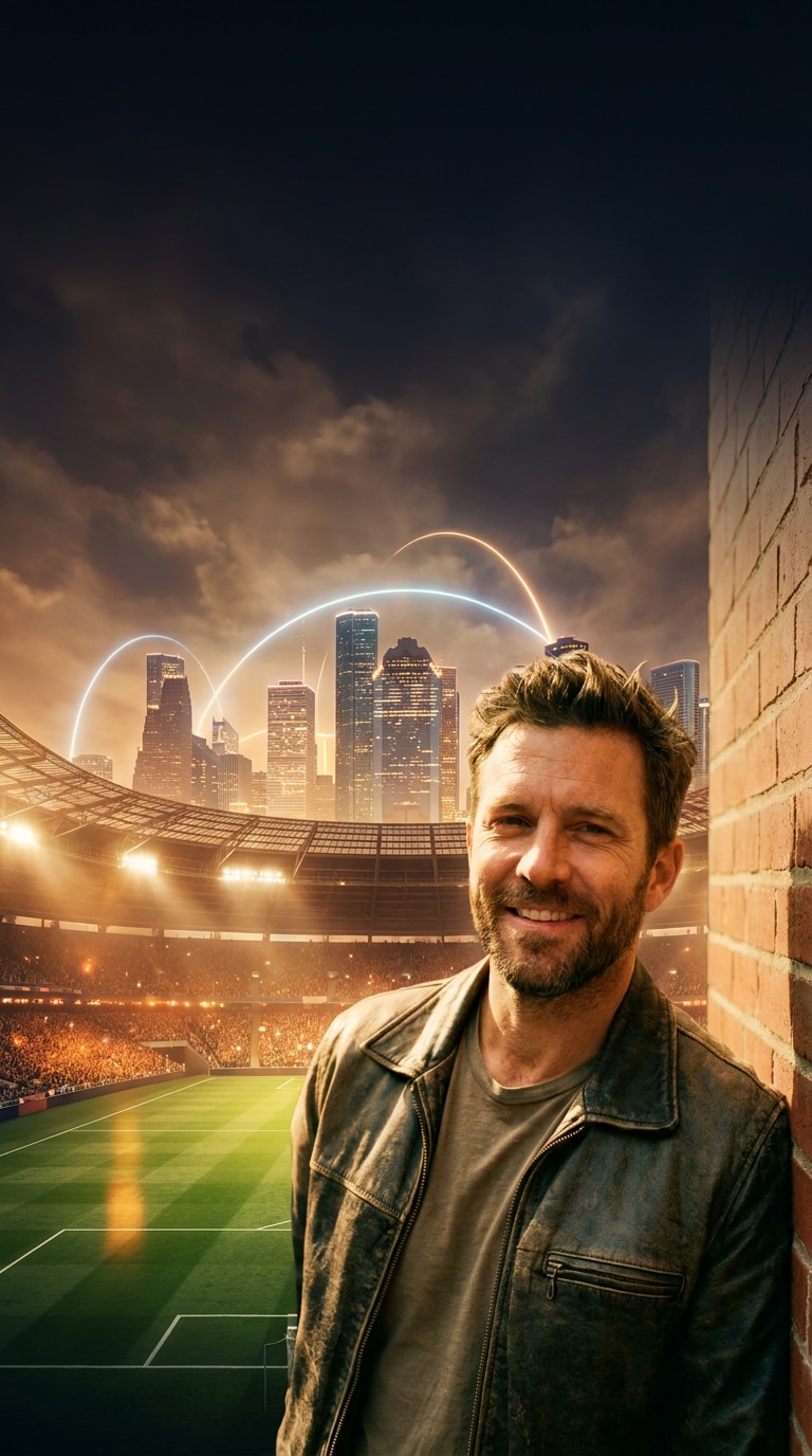 Houston football stadium background prompt