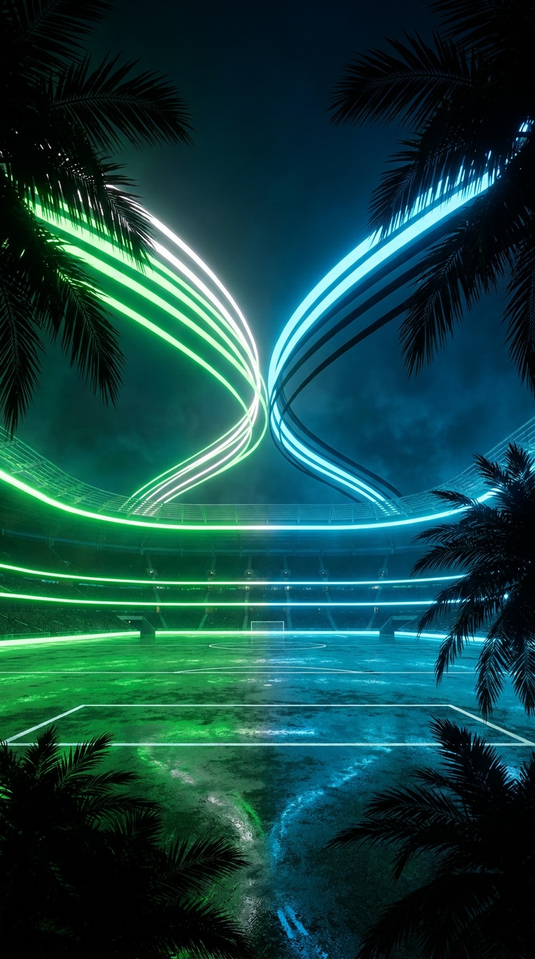 Miami World Cup soccer wallpaper prompt