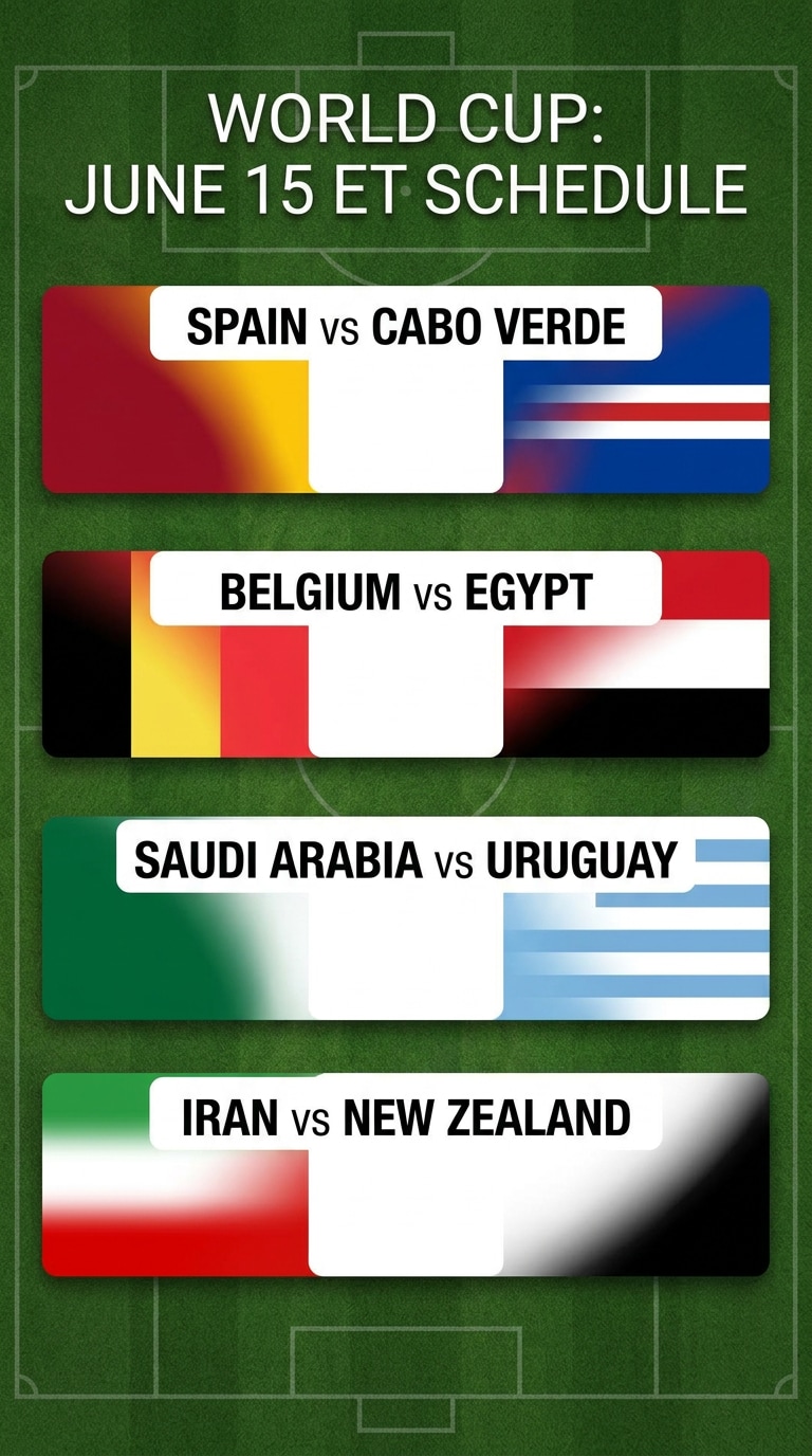 World Cup June 15 AI schedule graphic prompt