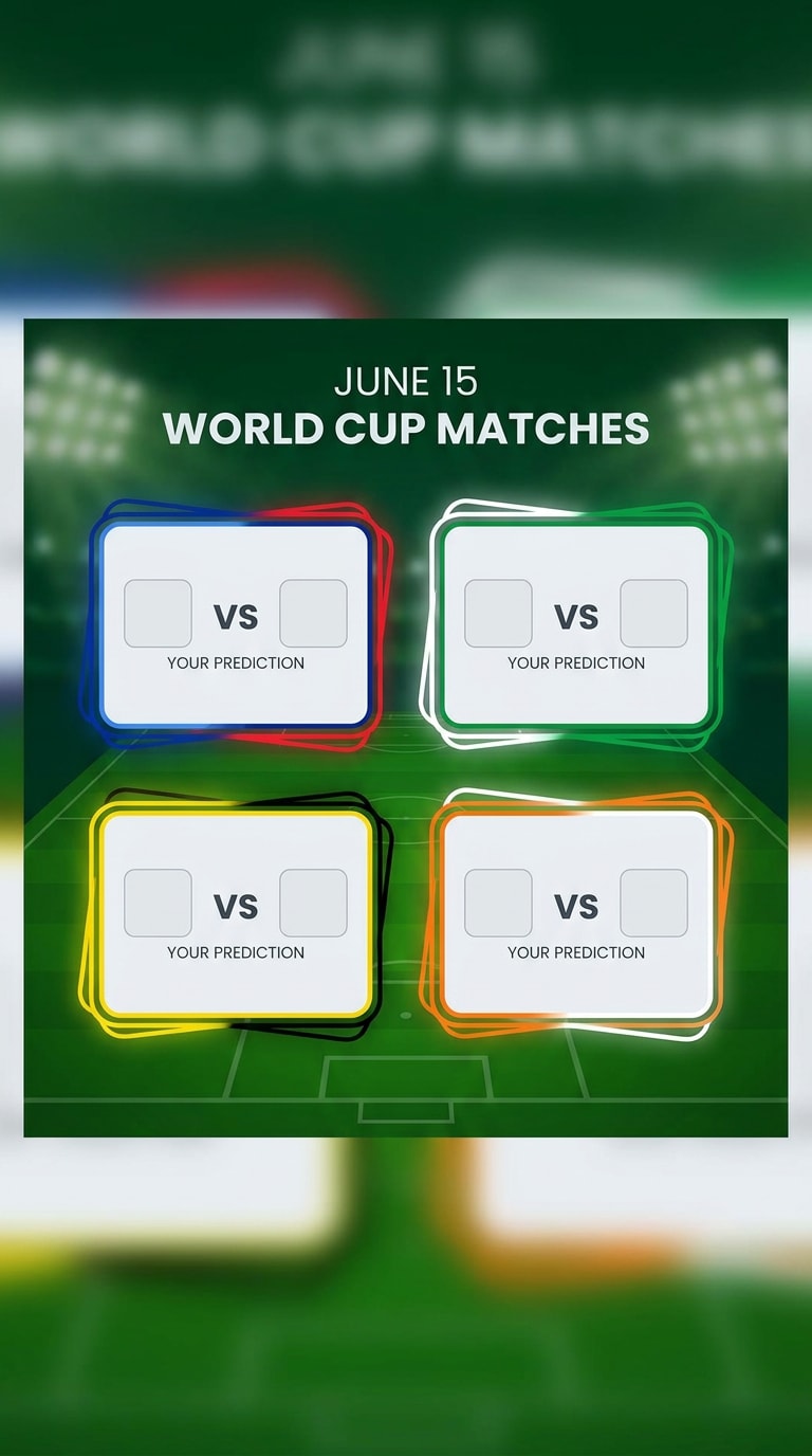 World Cup score prediction background prompt