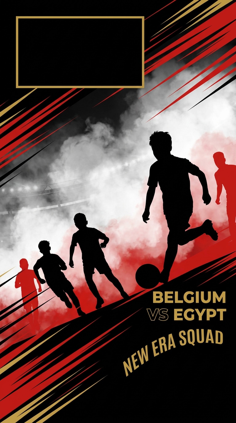 Belgium new era football thumbnail prompt