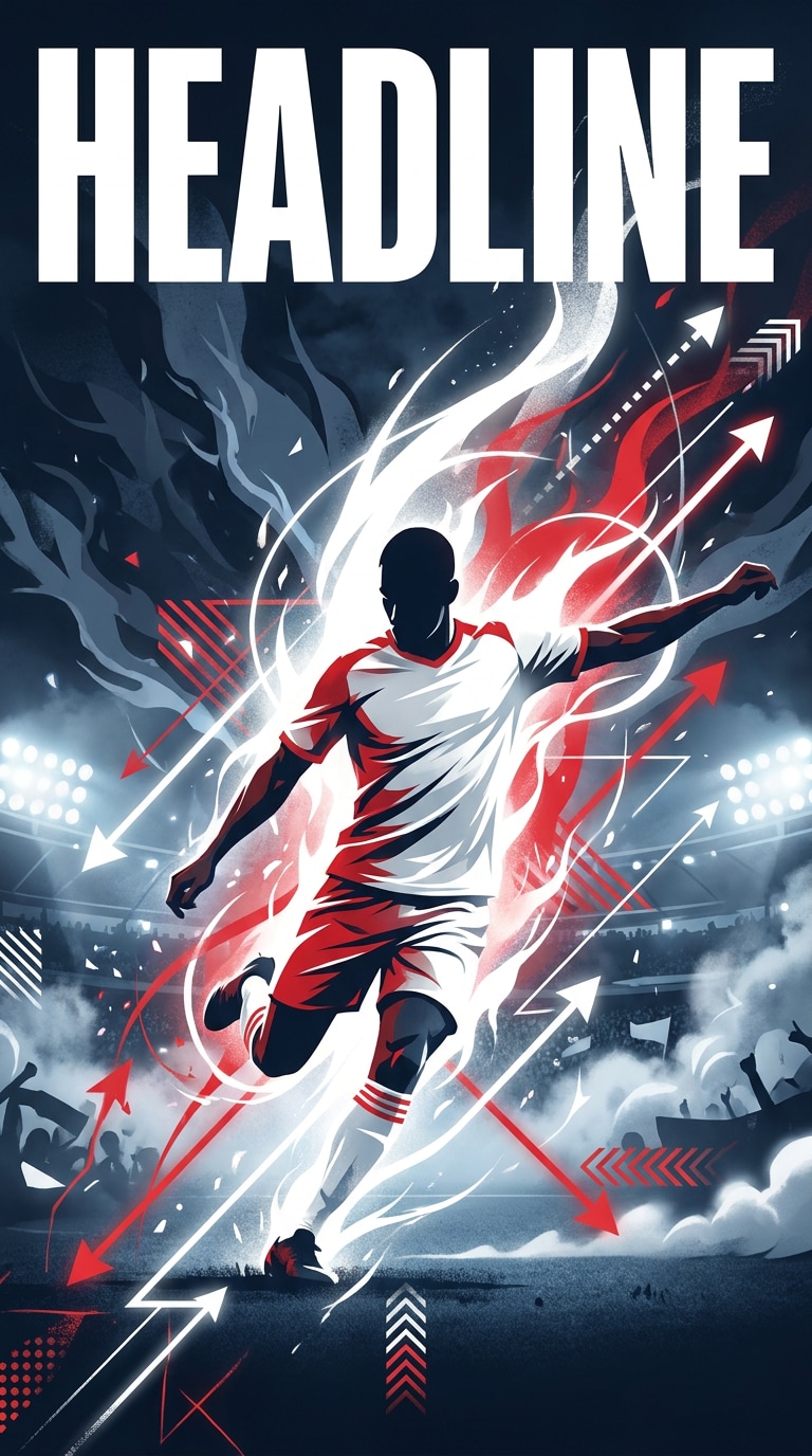 England match poster template prompt