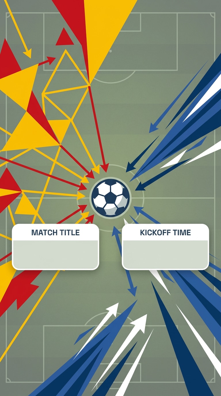 Spain matchday graphic template prompt
