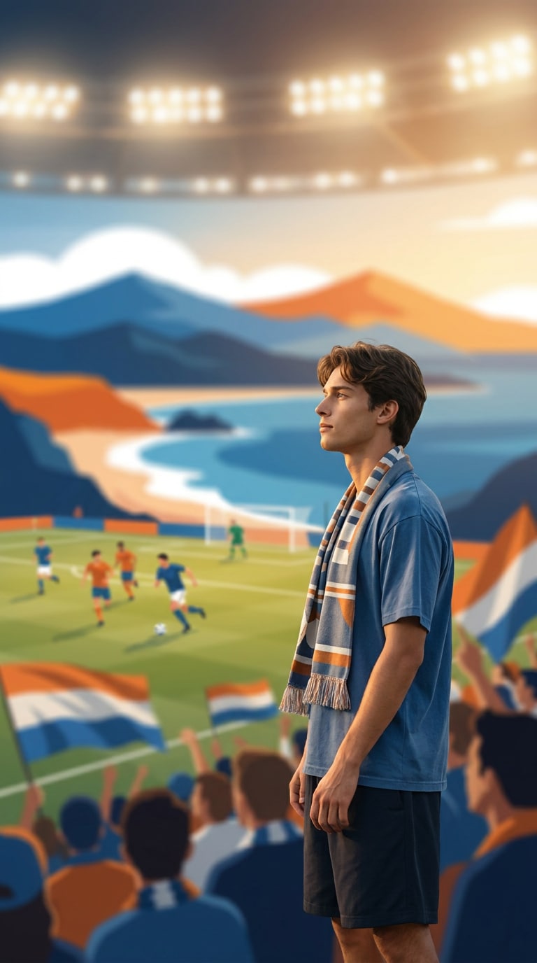 safe cultural football fan art prompt