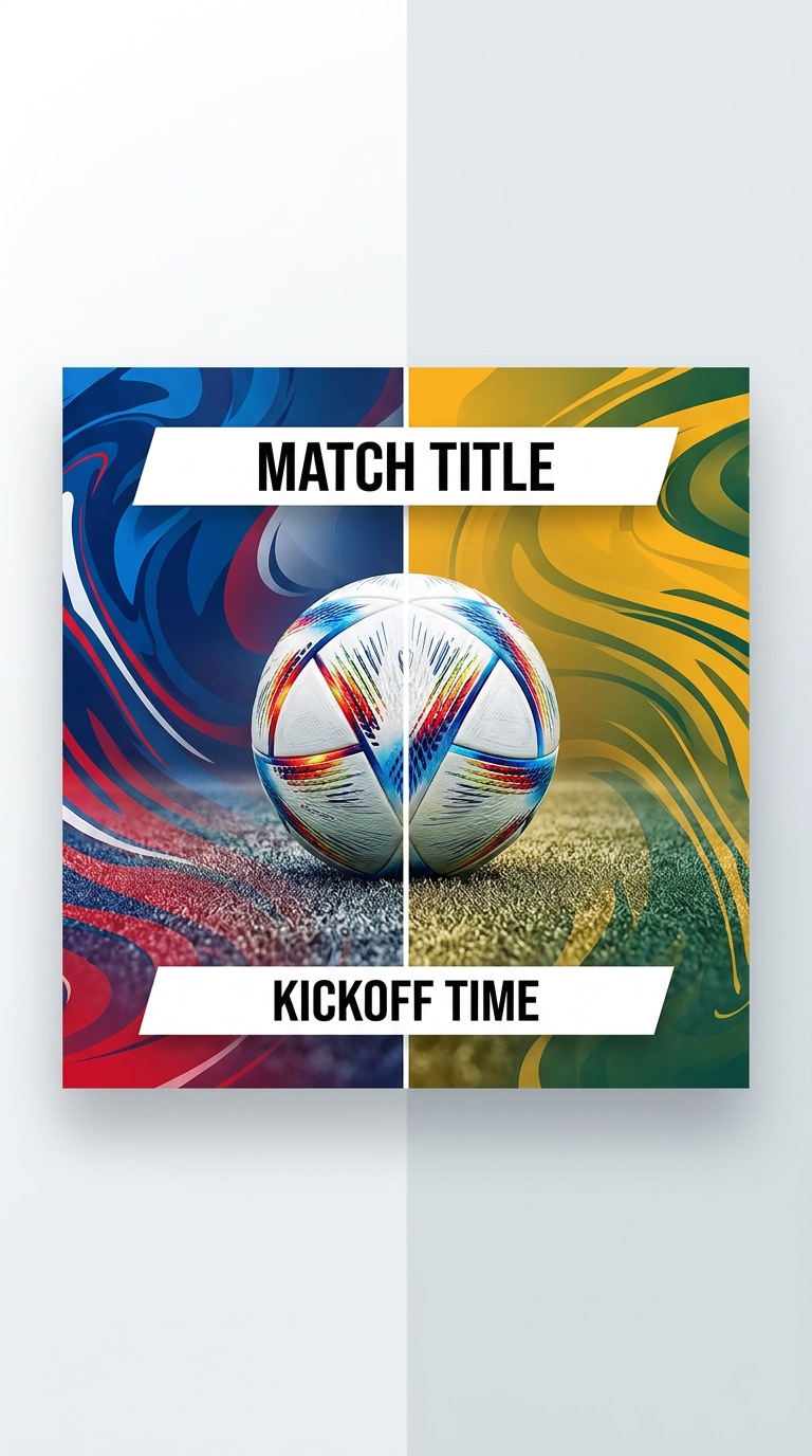USA vs Australia matchday graphic prompt