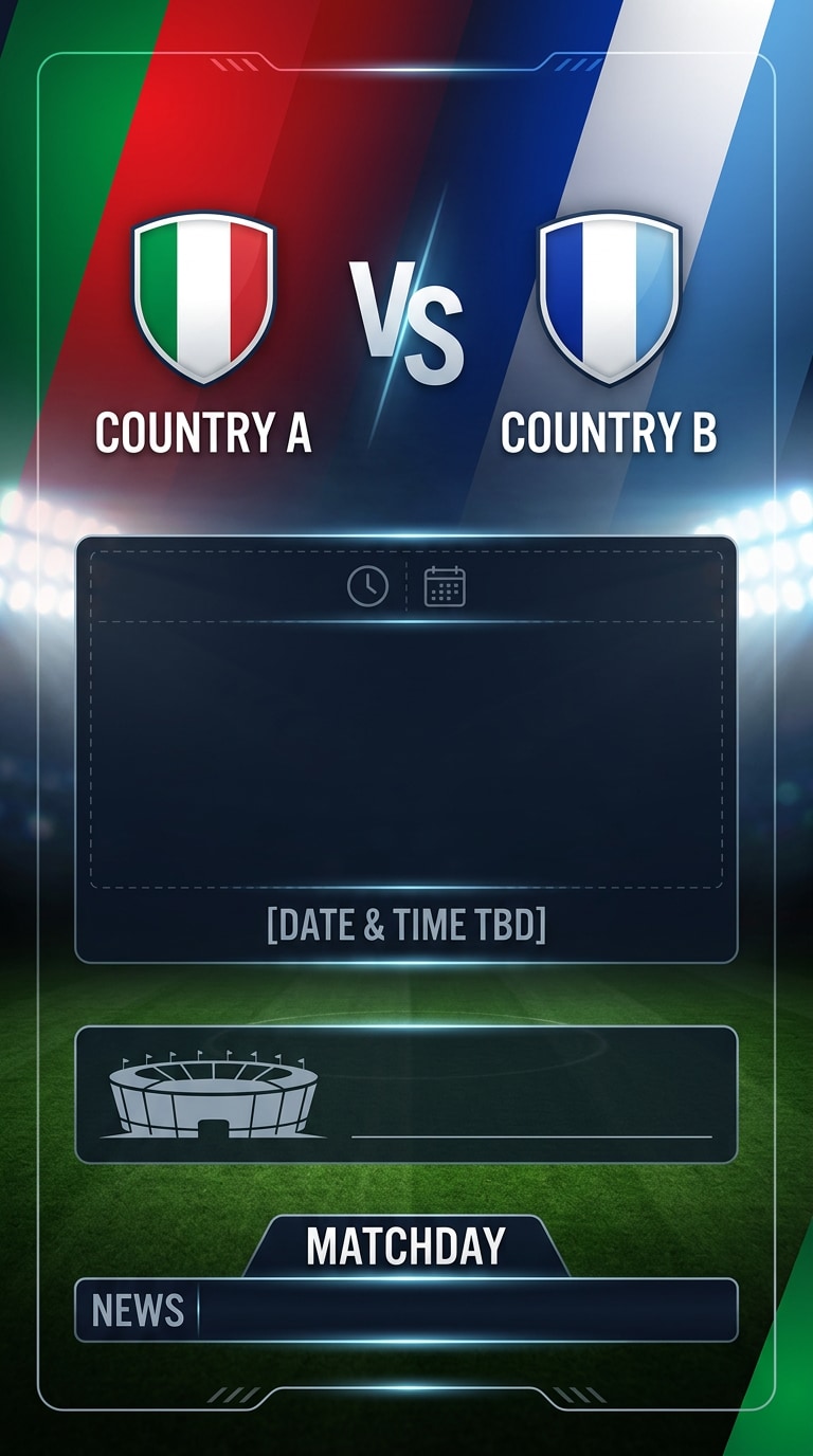 Fixture story football graphic prompt
