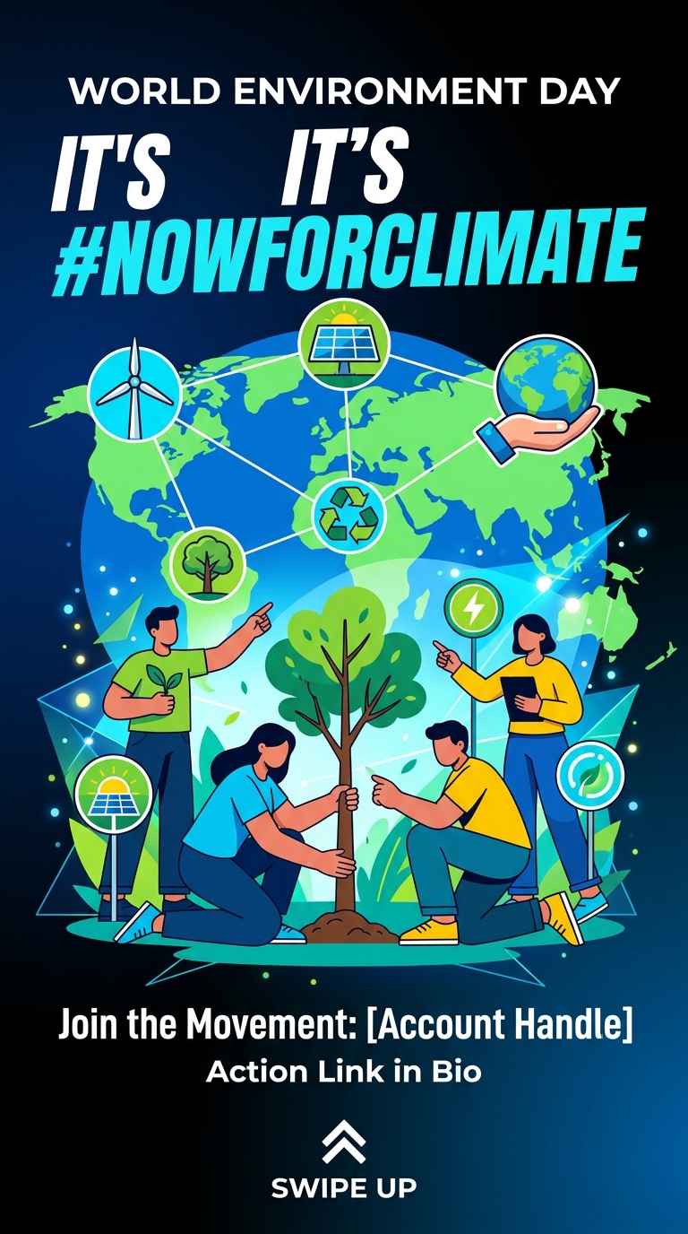 NowForClimate Instagram story prompt