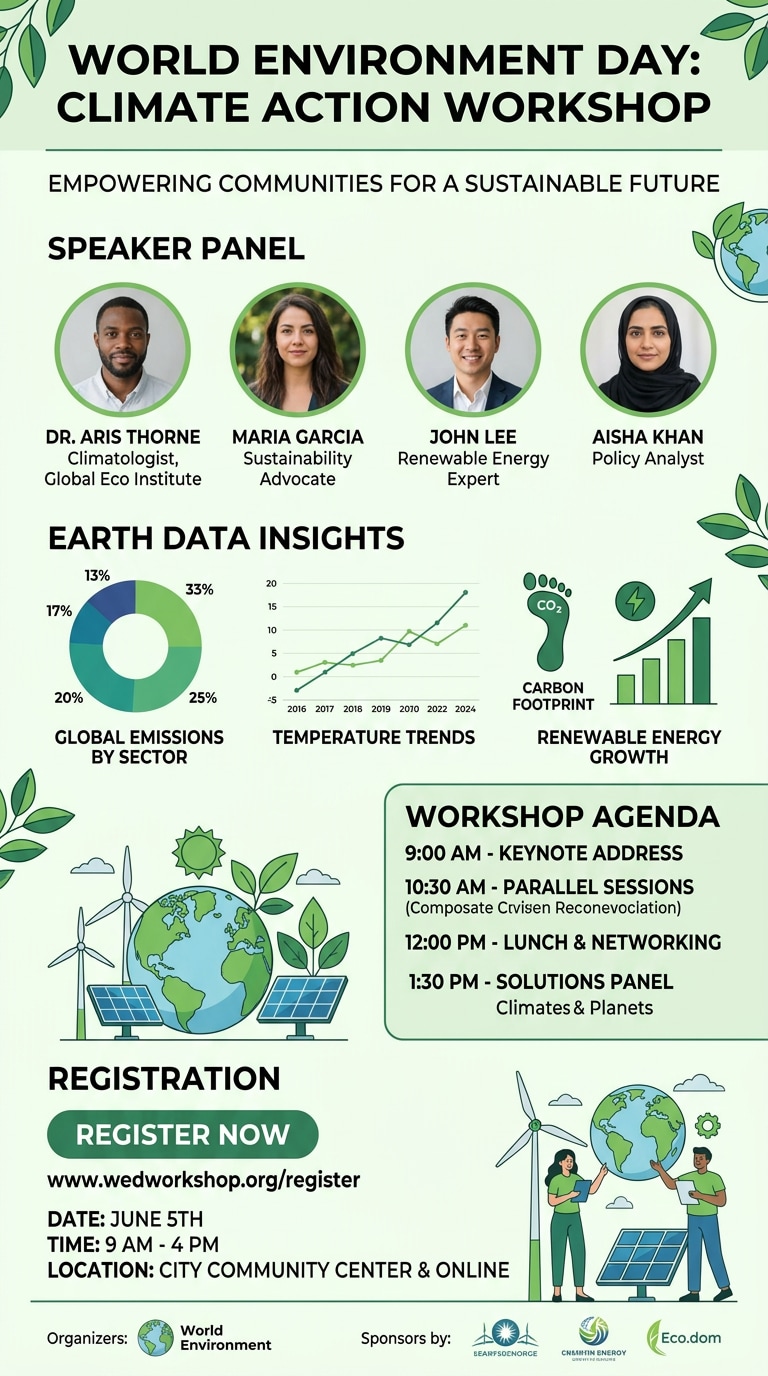 Climate workshop flyer AI prompt