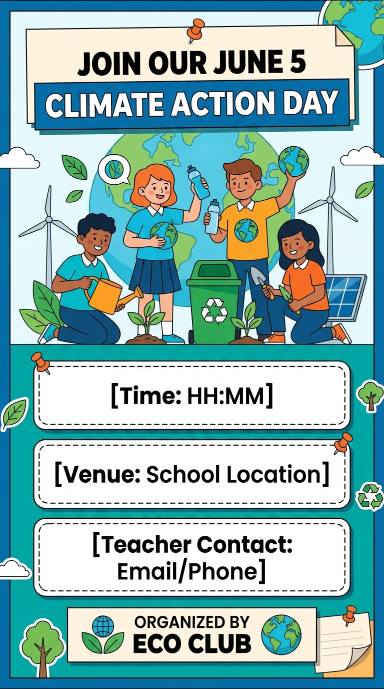 World Environment Day CSR social post prompt