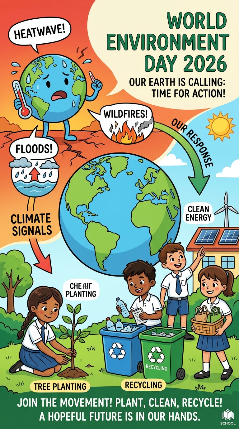 Climate action flyer AI poster prompt