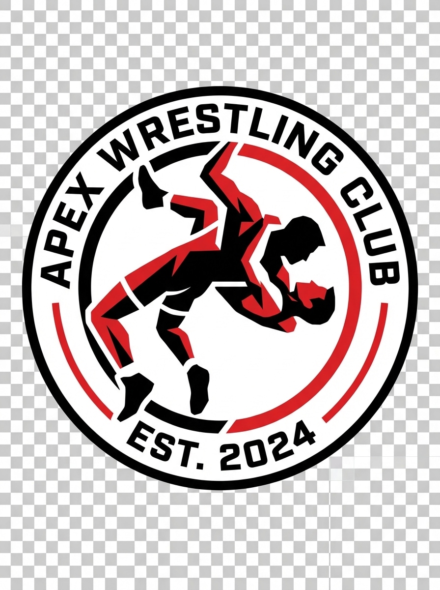 Wrestler Silhouette Emblem