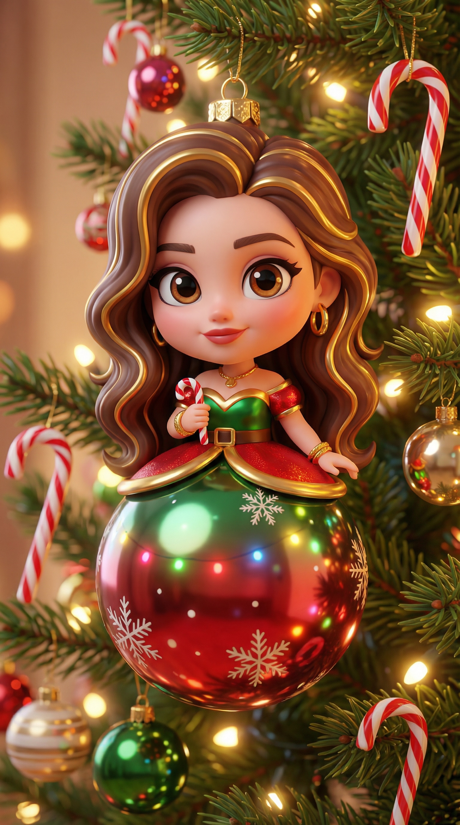 ai Christmas ornament