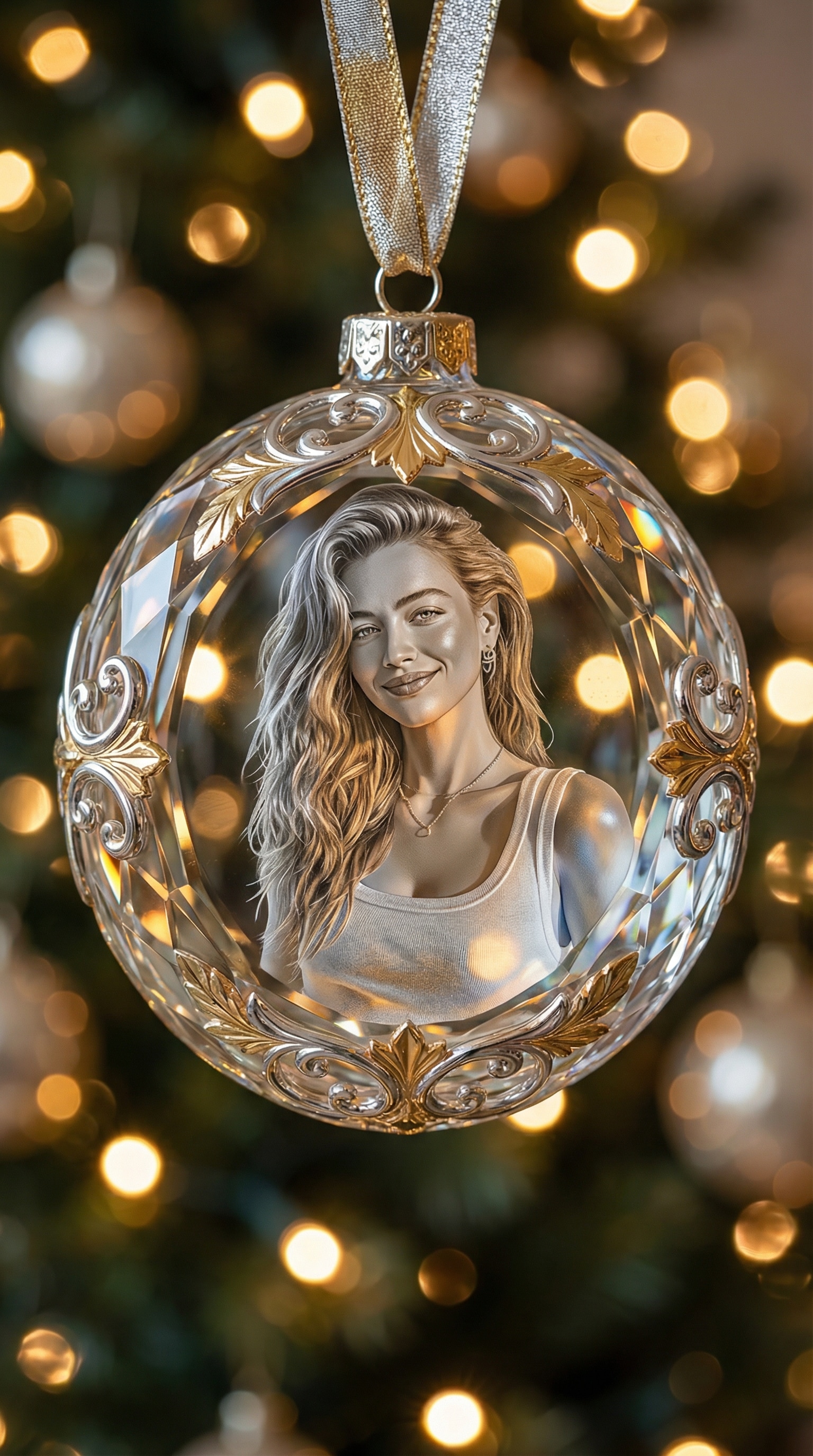 ai Christmas ornament