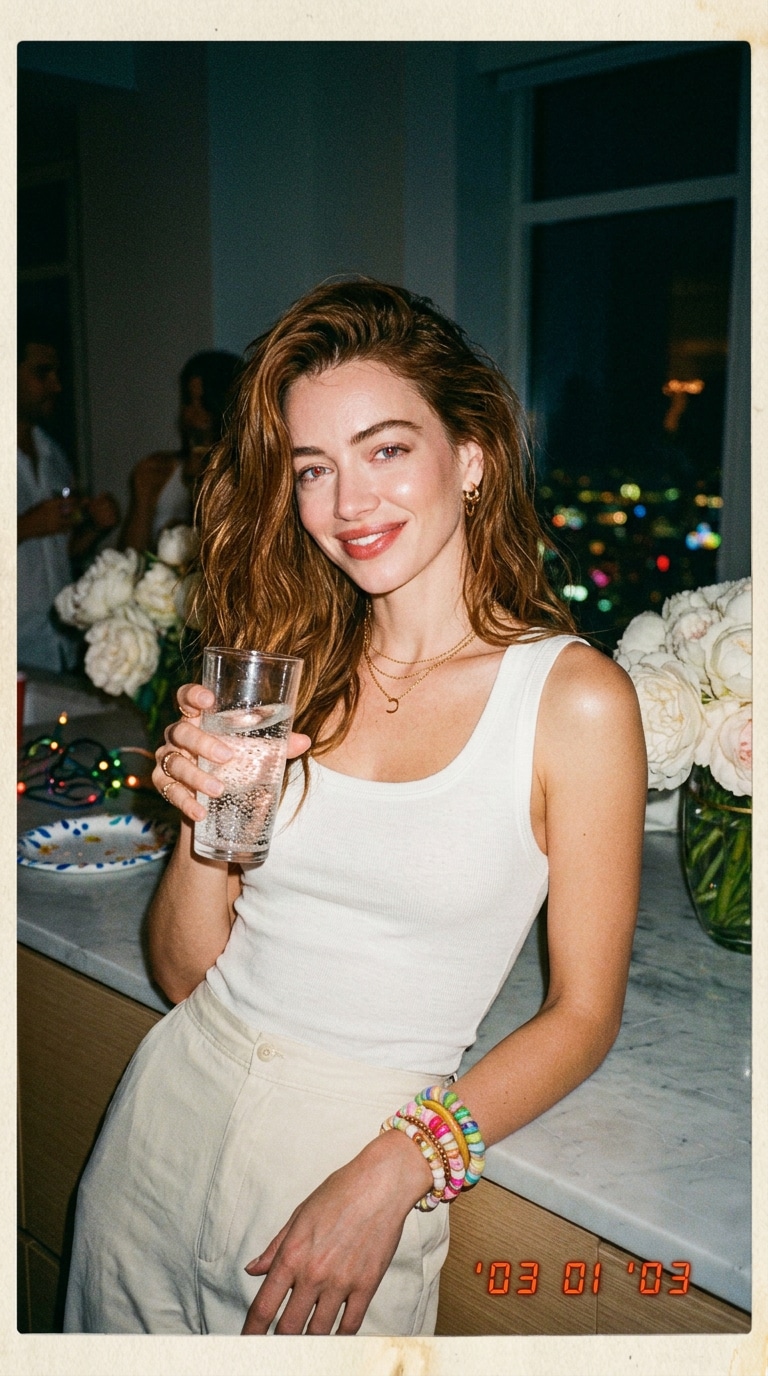 Y2K aesthetic filter effect