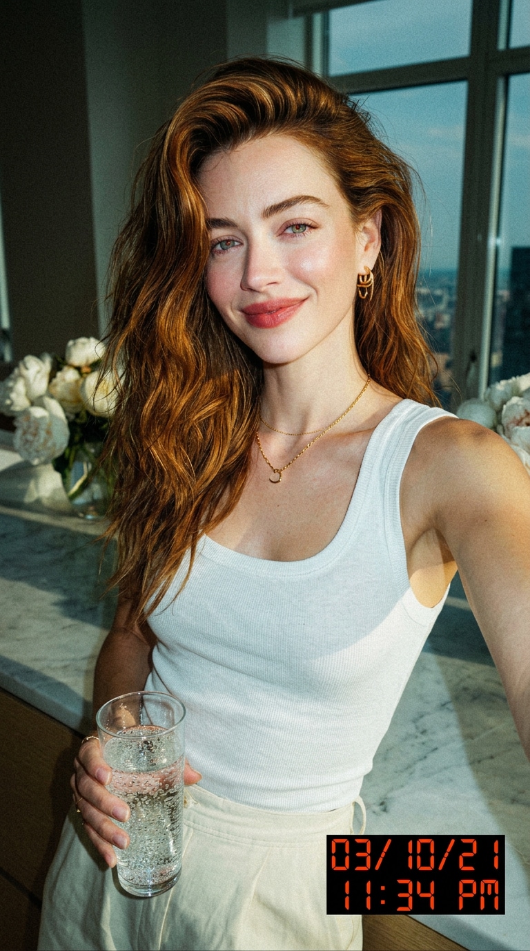 Y2K aesthetic filter effect