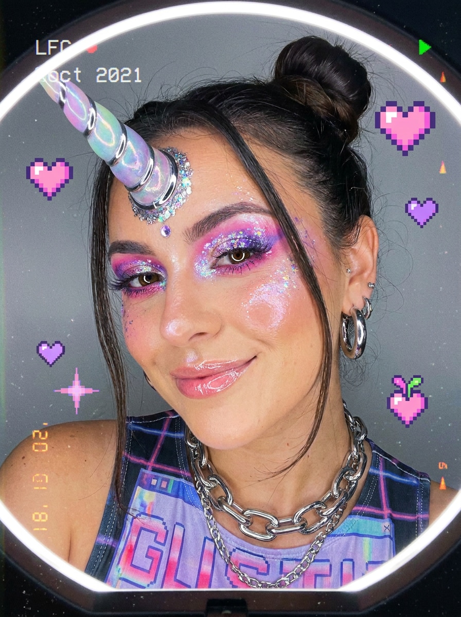 Y2K Glitter Unicorn