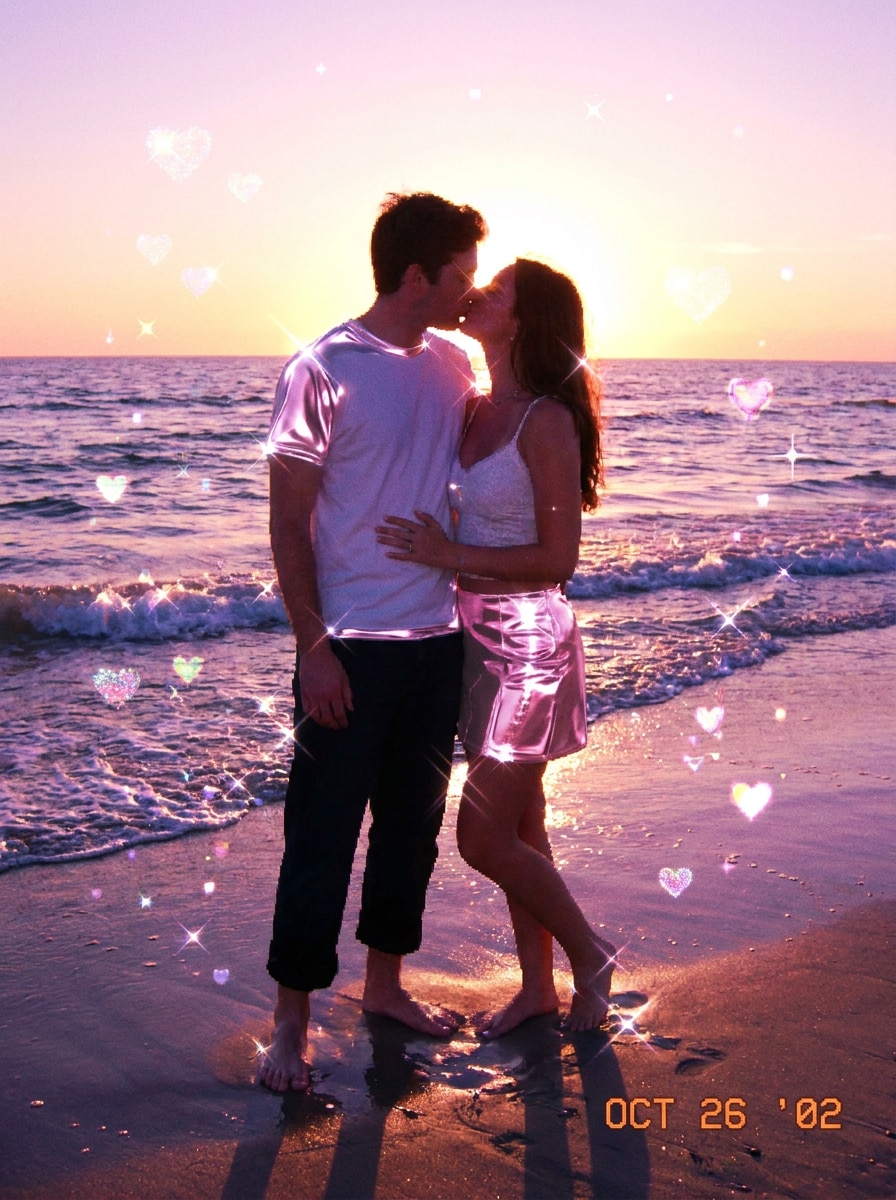 Y2K Heart Sparkle