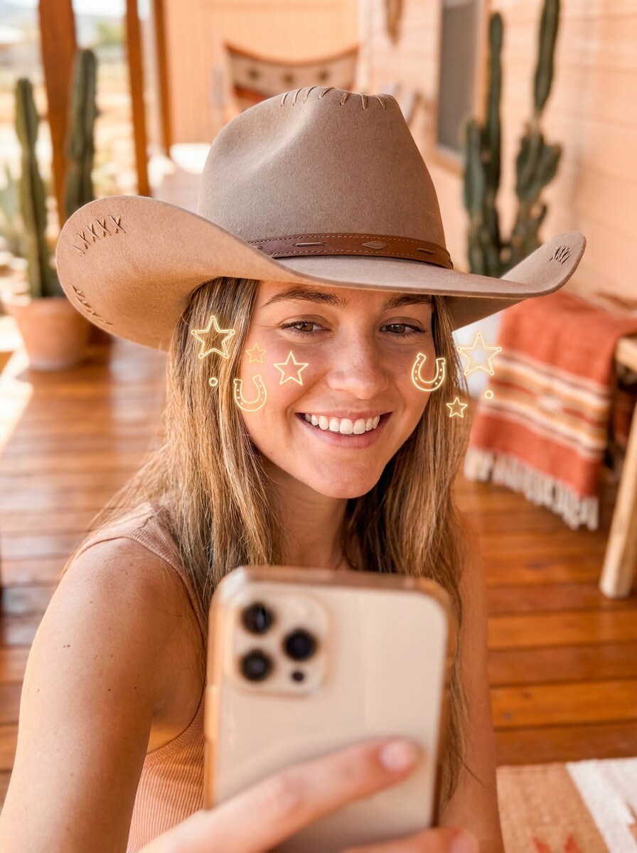 Yeehaw Selfie Filter