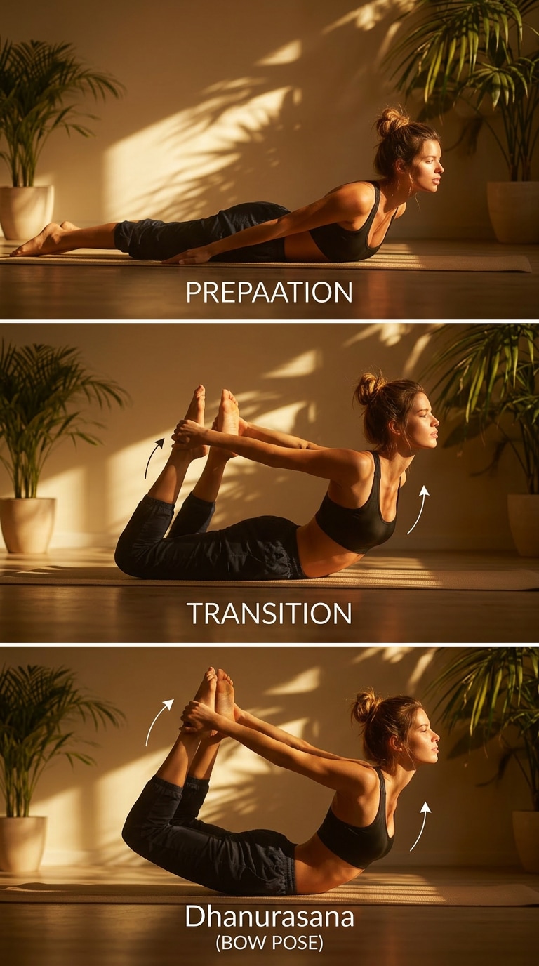 Yoga movement sequence AI prompt