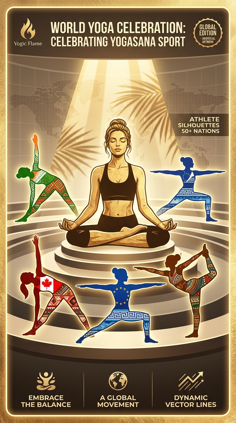 Yoga championship venue atmosphere prompt