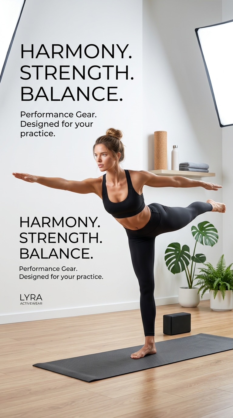 Yoga fitness brand prompt