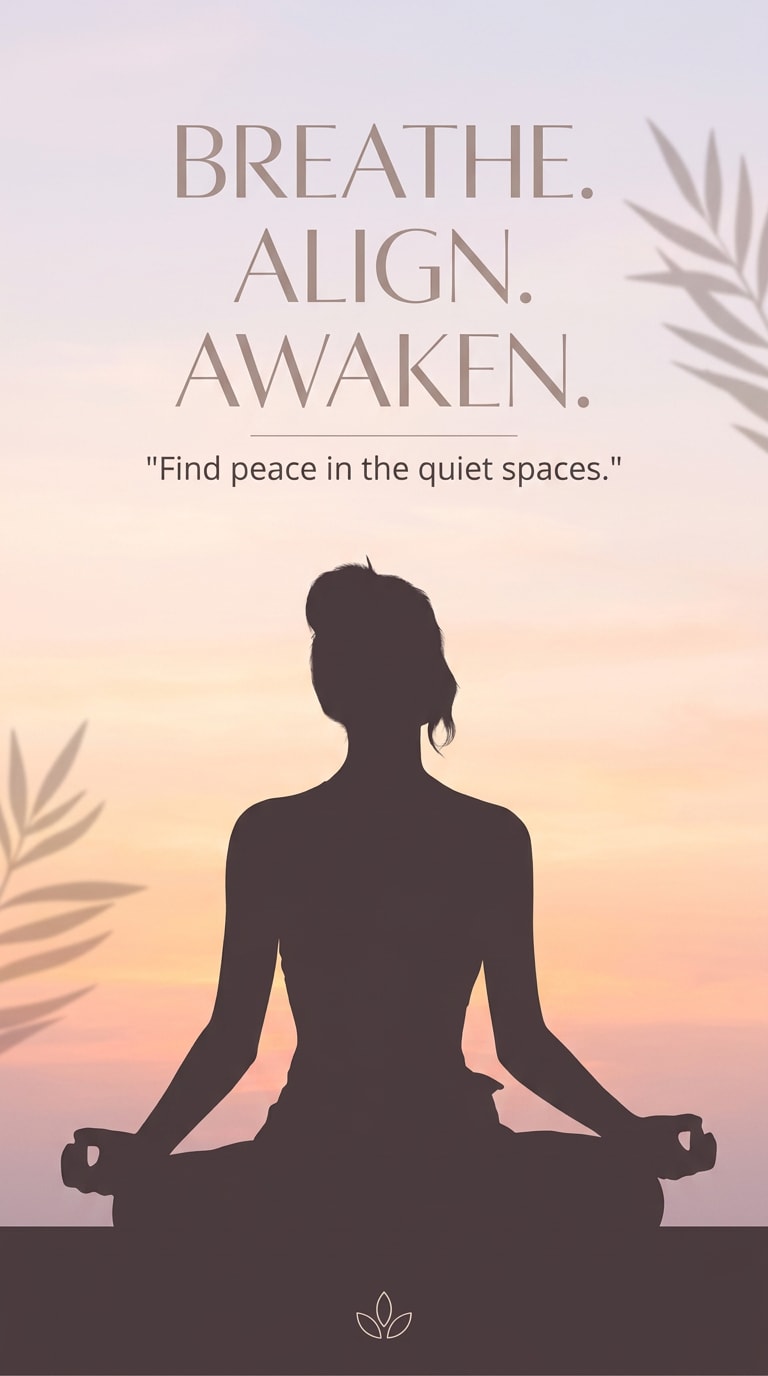 Yoga social media quote prompt