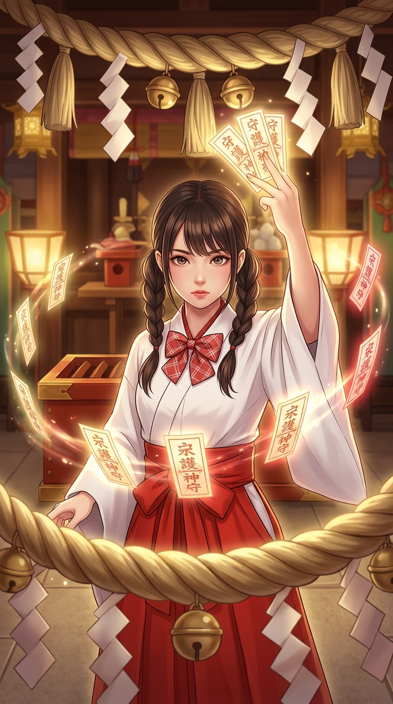 Ofuda talisman shrine maiden prompt