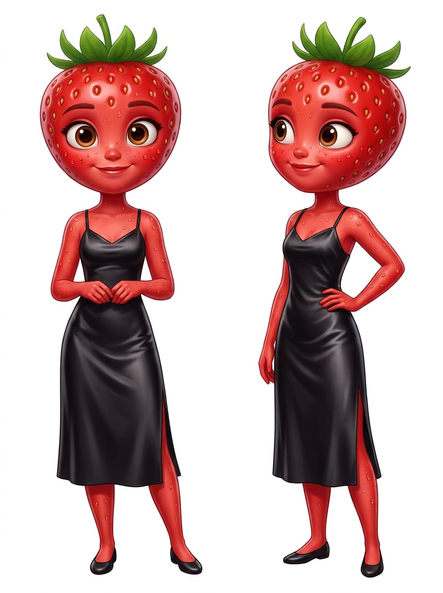 AI Strawberry Character