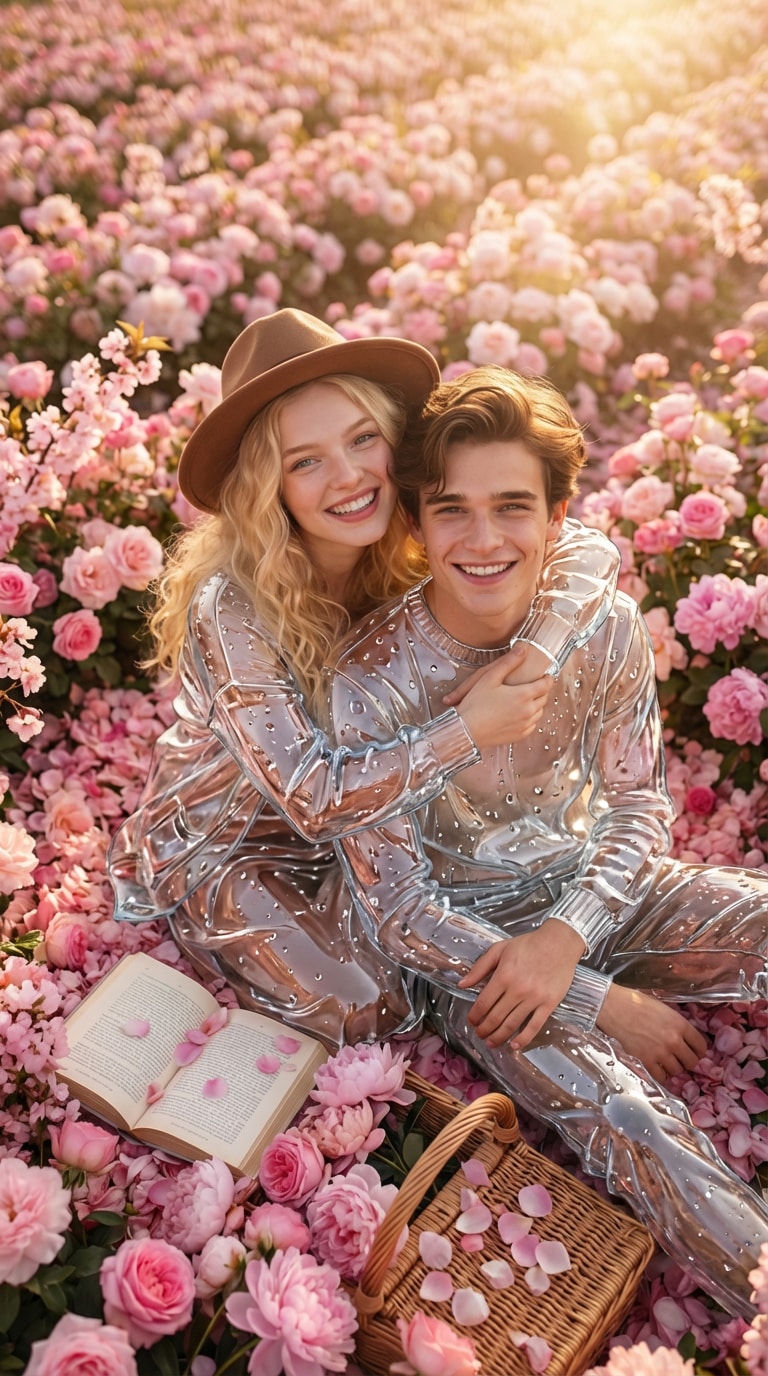 AI glass filter on portrait