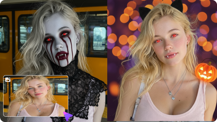 Instant Halloween Filter Makeover
