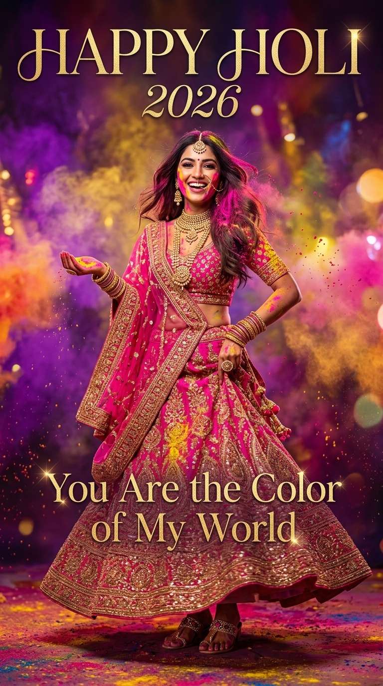 ai holi poster template