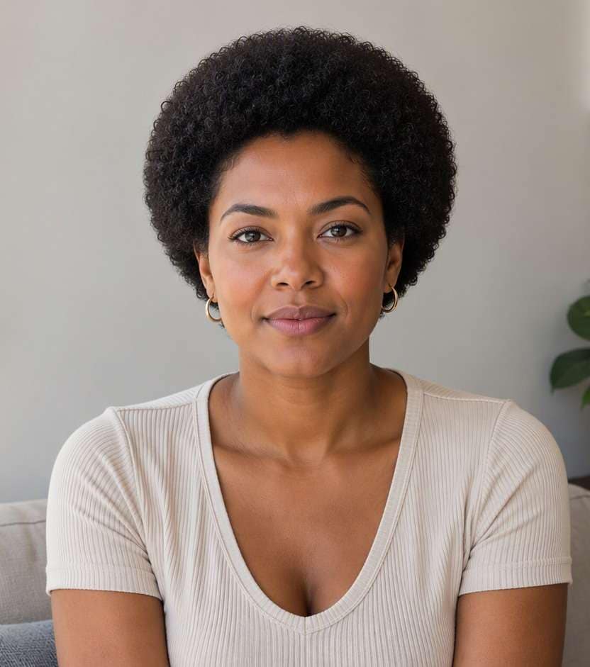 Afro Hairstyle after hairstyle try on