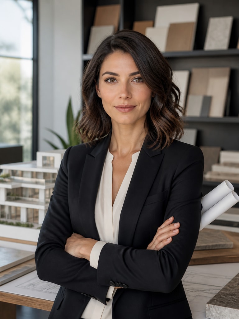 Professional architect headshot for a residential design lead