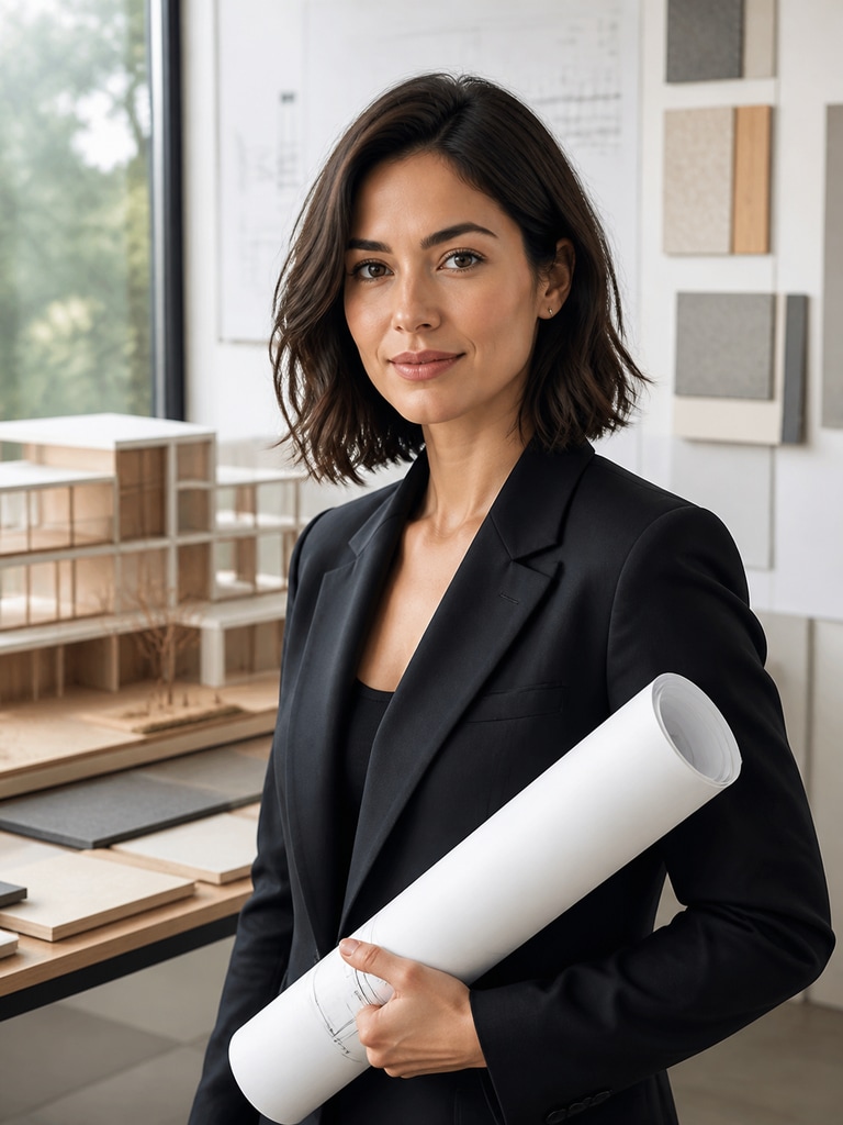 Polished architect portrait for an award submission and portfolio page