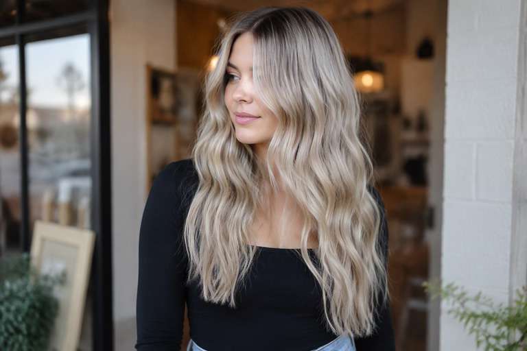 Natural-Light Ash Blonde hair color result