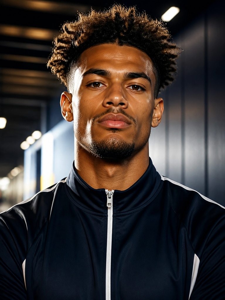 Adult basketball athlete headshot in a 3:4 portrait with team-ready confidence and clean studio lighting