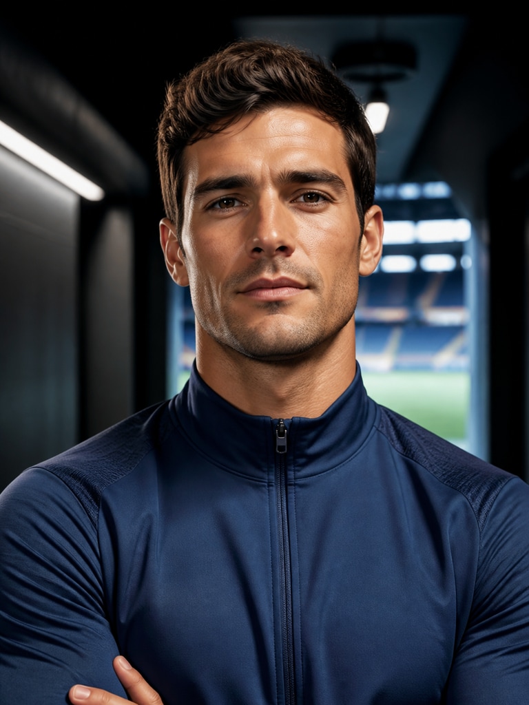 Adult athlete headshot in a 3:4 portrait for training programs, membership pages, and team introductions