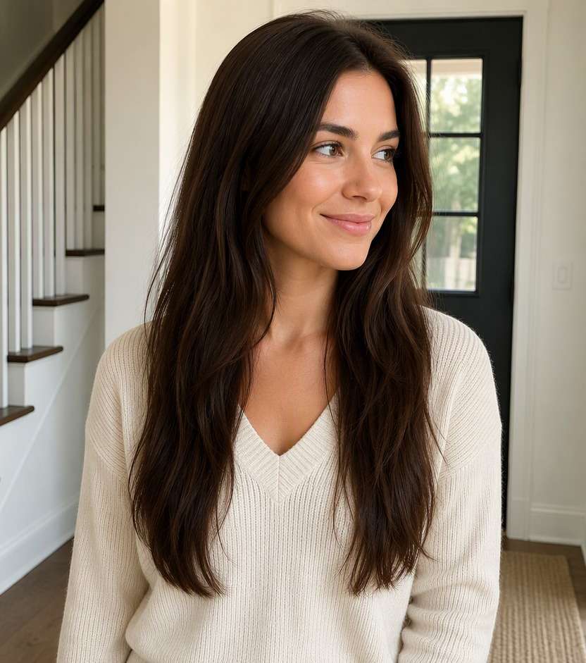 Balayage before color try on