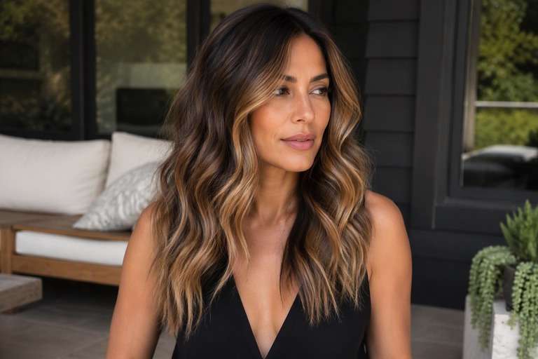 Dimensional Balayage hair color result