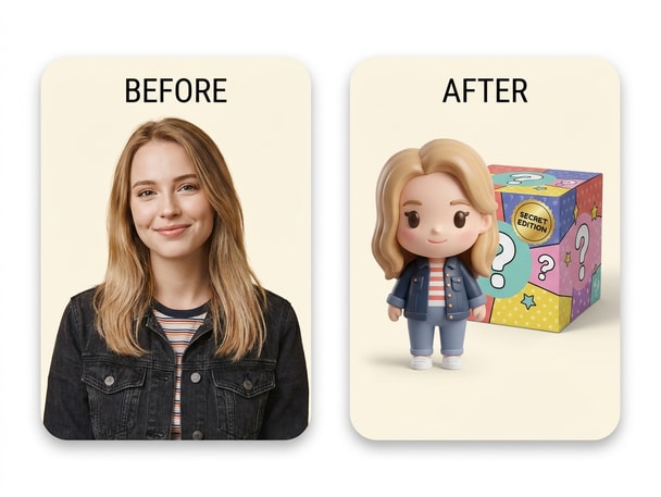 AI blind box figure result example