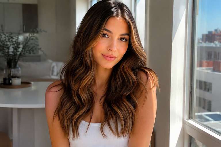 Subtle Face Framing hair color result