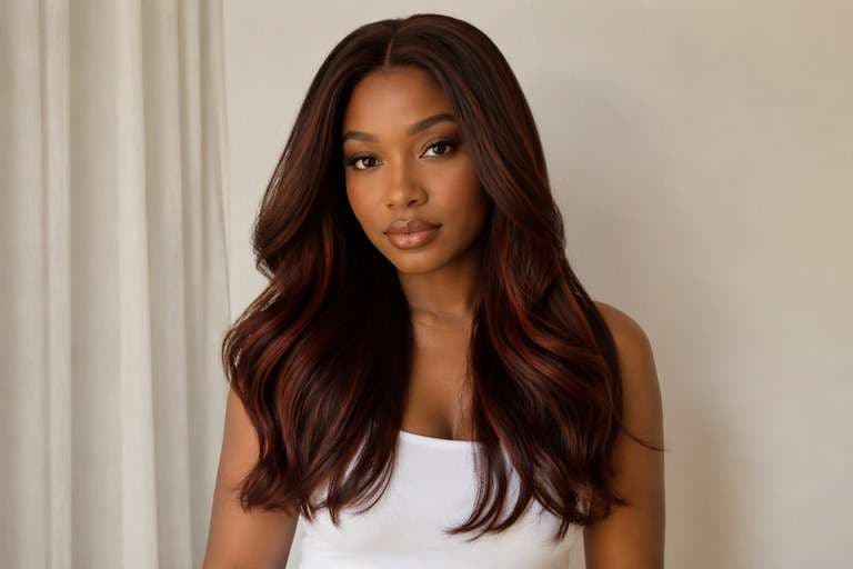 Warm Cola Red hair color result