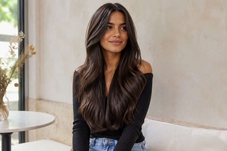 Mocha Brown hair color result