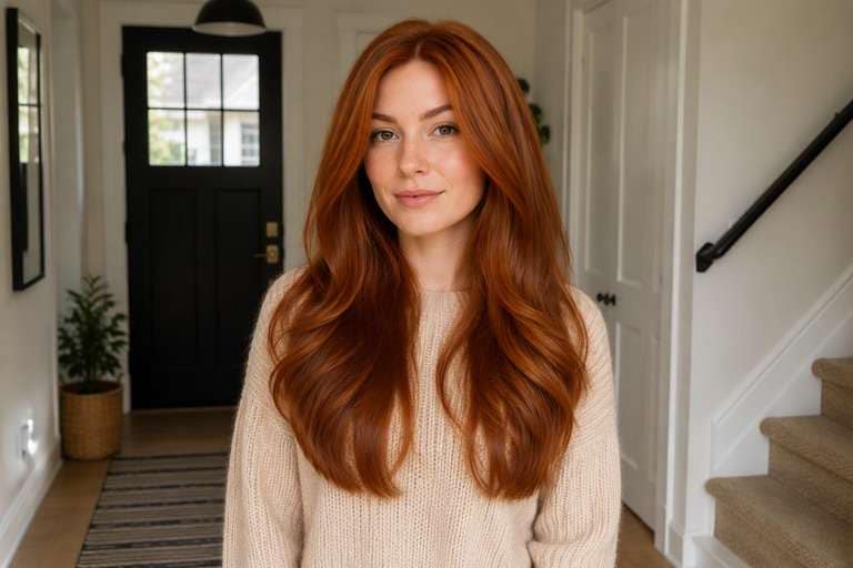 Bold Copper hair color result