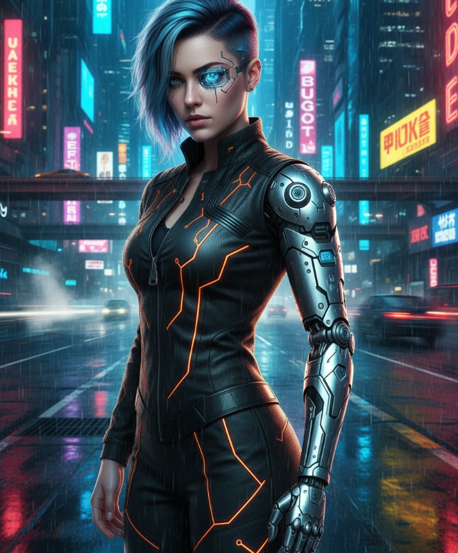 Ai Cyberpunk Cosplay Neon 17