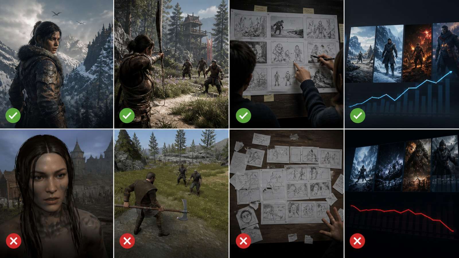 Frequently Asked Questions visual example for AI game trailer