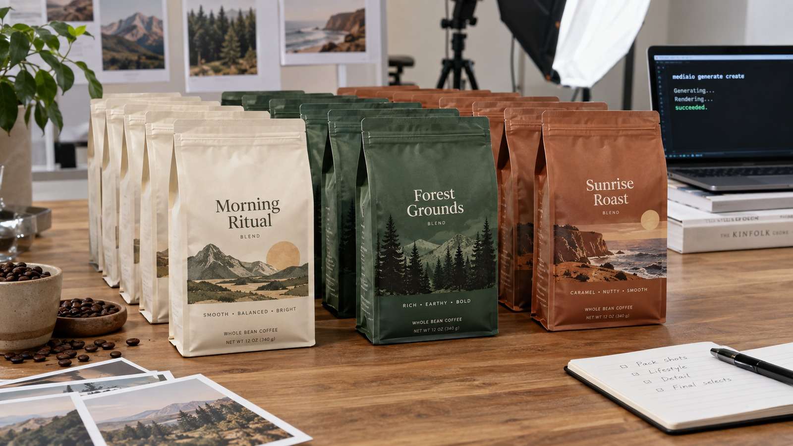 Media.io CLI workflow for ai generation workflow