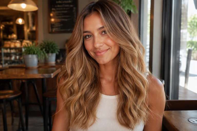 Honey Beige hair color result
